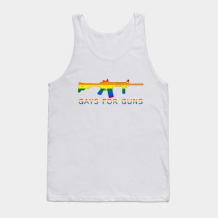 Gays for guns Tank Top